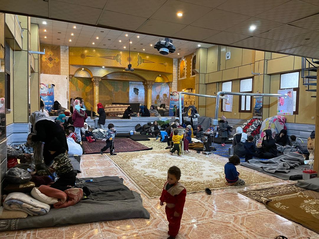 مركز الايواء في مدينة حماة